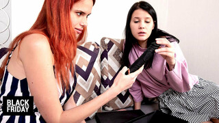 Free 4K porn with Unboxing the Goods: Viola and Angel's Friday Frenzy only on TREXPORN.NET