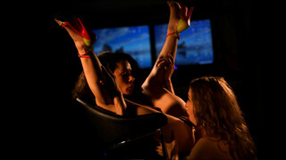 Hot 4K porn - Tattooed Lesbians at Work for free on TREXPORN.NET