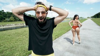 Free 4K porn with Hot Brunette Valentina Jewels Takes Big Cock in Outdoor POV only on TREXPORN.NET