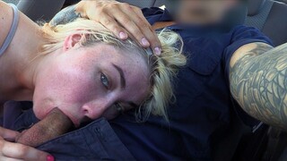 Free 4K porn with Monty Gets Fucked in the Car by a Cop only on TREXPORN.NET