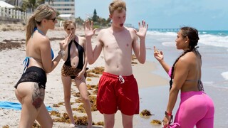 Free 4K porn with Charming Blonde Fucked Outdoors only on TREXPORN.NET