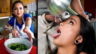 Hot 4K porn - Mi Ha Doan gives a hot blowjob and takes anal from Steve Holmes for free on TREXPORN.NET