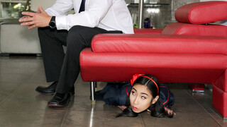 Hot 4K porn - Teen Eva Yi in a Slit Skirt for free on TREXPORN.NET