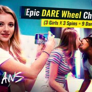 Hot 4K porn - Dare Wheel Challenge: 3 Hot Girls Licking Pussy & Face Sitting for free on TREXPORN.NET