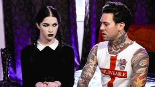 Hot 4K porn - Evelyn Claire as Goth Wednesday Addams Takes Rough Cock for free on TREXPORN.NET