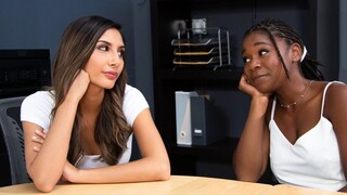 Hot 4K porn - Ebony Lesbian Pussy Licking - Gianna Dior & Hazel Grace Workday Fun for free on TREXPORN.NET