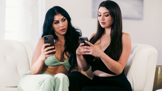 Hot 4K porn - Stepmom & Stepdaughter Lesbian Sex – Alyx Star Eats Queenie Sateen’s Shaved Pussy for free on TREXPORN.NET