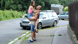 Hot 4K porn - European Brunette Ginger Fox Sucks and Swallows Cum - Hardcore Afternoon Fuck for free on TREXPORN.NET