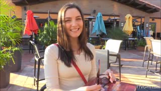 Hot 4K porn - Brooke's Intelligent Beginning: Upskirt Solo Fun for free on TREXPORN.NET