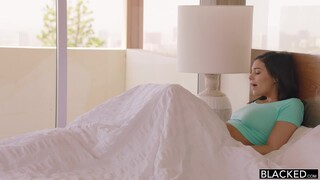 Hot 4K porn - Violet Starr Takes Jason Brown's Big Cock in Intense Interracial Scene for free on TREXPORN.NET