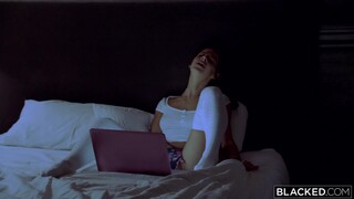 Hot 4K porn - Brunette babe Evelin Stone swallows Jax Slayher's cum in hot interracial fuck for free on TREXPORN.NET