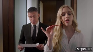 Free 4K porn with Hot Blonde Threesome - Doggystyle & Missionary with Lily & Emma only on TREXPORN.NET