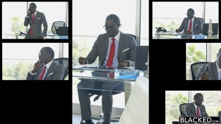 Free 4K porn with Hot Secretary Rides Big Black Cock Hard only on TREXPORN.NET