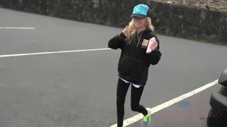 Free 4K porn with Amateur blonde Elaina Raye gets fucked hard on beach only on TREXPORN.NET