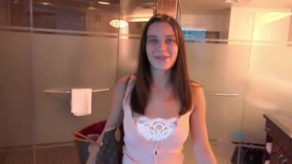 Hot 4K porn - Lana Rhoades Teases in High Heels - POV Shower Fun for free on TREXPORN.NET