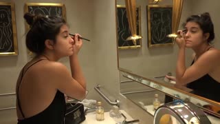 Free 4K porn with Shaved Brunette Natalie Monroe in Steamy Shower - Small Tits POV only on TREXPORN.NET