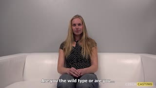 Free 4K porn with Sexy European Blonde Tereza Gets Naked in Casting only on TREXPORN.NET