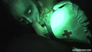 Hot 4K porn - Two hot beauties fucked in a horror-themed POV for free on TREXPORN.NET