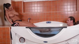 Free 4K porn with Brunette Patty Michova Gaping Anal and Footjob Fun only on TREXPORN.NET