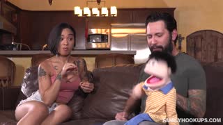 Hot 4K porn - Tattooed Brunette Honey Gold Teases Her Step Niece for free on TREXPORN.NET