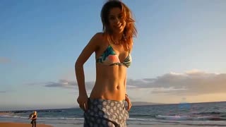 Hot 4K porn - Skinny redhead Kristen Scott loves cum on her tits at the beach for free on TREXPORN.NET