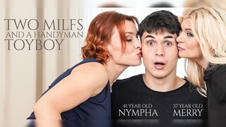 Hot 4K porn - 37yo MILF Merry and 41yo Nympha Get Naughty for free on TREXPORN.NET