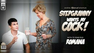 Free 4K porn with 73yo Granny Romana Gets Fucked by 21yo Toyboy only on TREXPORN.NET