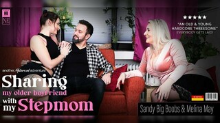 Free 4K porn with Young and Old: Sandy Big Boobs, Melina May, and Her BF only on TREXPORN.NET