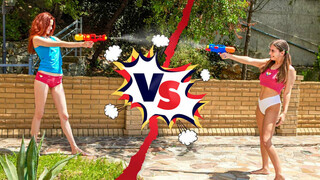 Hot 4K porn - Lesbian Teens Angel Rai and Elise Moon in Outdoor Masturbation Challenge for free on TREXPORN.NET