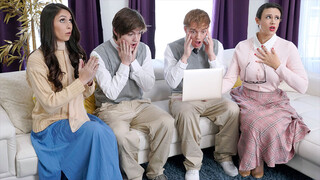 Free 4K porn with Holy Trinity Fuck only on TREXPORN.NET