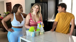 Free 4K porn with College Girl and Stepdaughter Get Down with MILF only on TREXPORN.NET