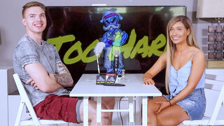 Hot 4K porn - Blonde Bombshell Angelica Foster Meets Luka Long In Teen Interview for free on TREXPORN.NET