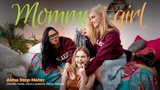 Free 4K porn with Blonde MILF Alma and Stepdaughter Threesome only on TREXPORN.NET
