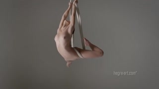Hot 4K porn - Brunette Magdalena Naked Anti-Gravity Yoga for free on TREXPORN.NET